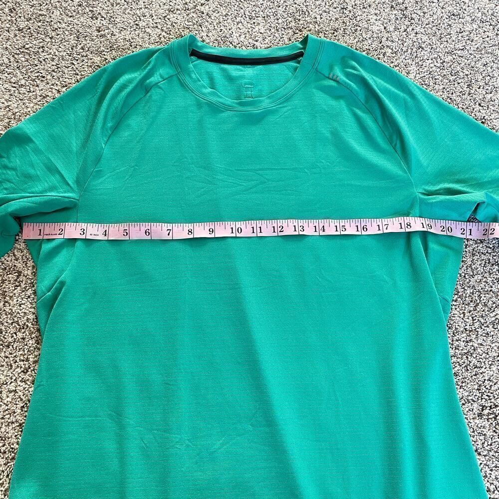 Lululemon Men’s Drysense Short Sleeve Shirt in Maldives Green - Picture 7 of 11